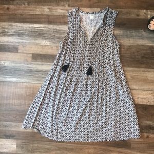 Old Navy sleeveless jr. xs sundress black/white